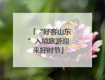 “好客山东”入境旅游迎来好时节