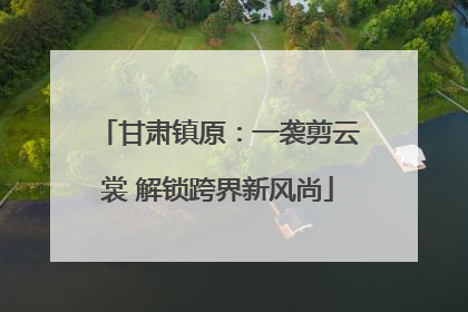 甘肃镇原：一袭剪云裳 解锁跨界新风尚