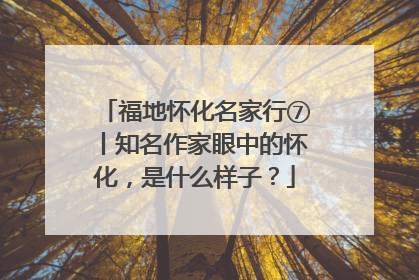 福地怀化名家行⑦丨知名作家眼中的怀化，是什么样子？