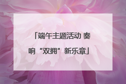 端午主题活动 奏响“双拥”新乐章