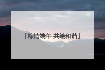 粽情端午 共绘和谐