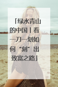 绿水青山的中国丨看一刀一划如何“刻”出致富之路