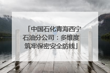 中国石化青海西宁石油分公司：多维度筑牢保密安全防线