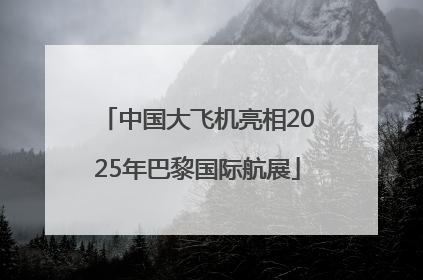 中国大飞机亮相2025年巴黎国际航展
