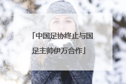中国足协终止与国足主帅伊万合作