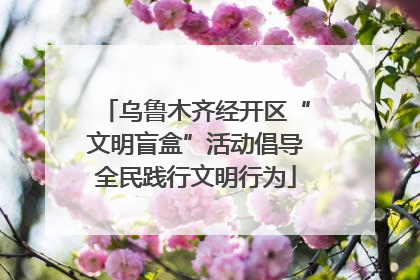 乌鲁木齐经开区“文明盲盒”活动倡导全民践行文明行为