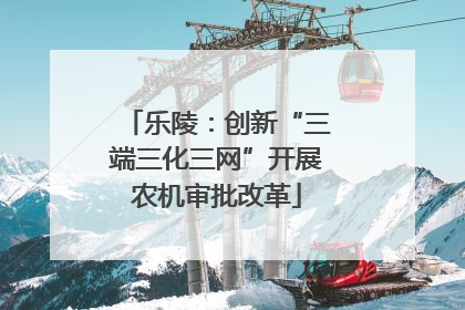 乐陵：创新“三端三化三网”开展农机审批改革