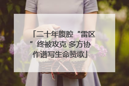 二十年腹腔“雷区”终被攻克 多方协作谱写生命赞歌