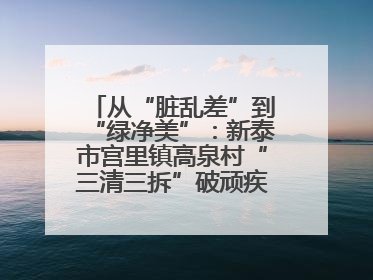 从“脏乱差”到“绿净美”：新泰市宫里镇高泉村“三清三拆”破顽疾，无人机“天眼”护新颜