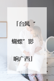 台风“蝴蝶”影响广西