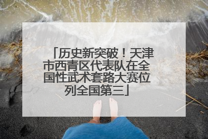 历史新突破！天津市西青区代表队在全国性武术套路大赛位列全国第三