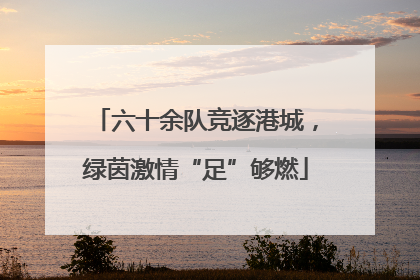 六十余队竞逐港城，绿茵激情“足”够燃