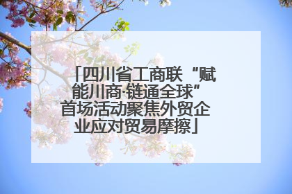 四川省工商联“赋能川商·链通全球”首场活动聚焦外贸企业应对贸易摩擦