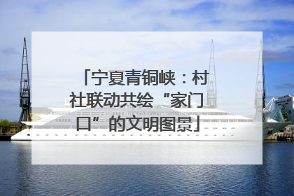 宁夏青铜峡：村社联动共绘“家门口”的文明图景