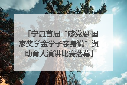 宁夏首届“感党恩·国家奖学金学子亲身说”资助育人演讲比赛落幕
