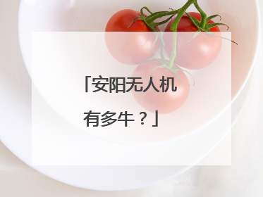 安阳无人机有多牛？