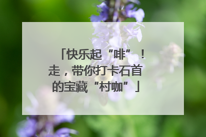 快乐起“啡”！走，带你打卡石首的宝藏“村咖”