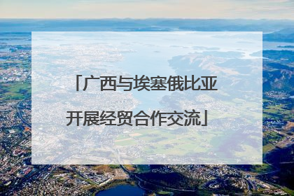 广西与埃塞俄比亚开展经贸合作交流