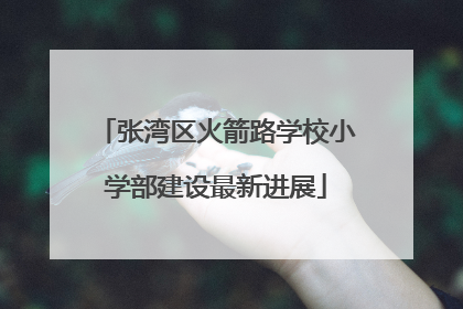 张湾区火箭路学校小学部建设最新进展