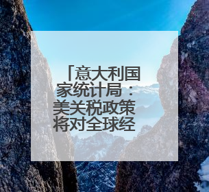 意大利国家统计局：美关税政策将对全球经贸前景产生负面影响