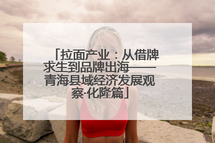 拉面产业：从借牌求生到品牌出海——青海县域经济发展观察·化隆篇