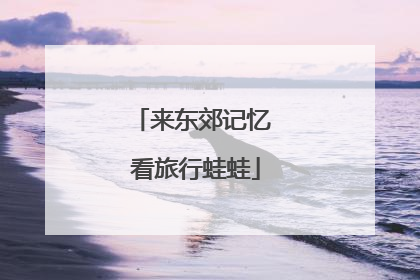 来东郊记忆 看旅行蛙蛙