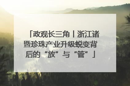 政观长三角丨浙江诸暨珍珠产业升级蜕变背后的“放”与“管”