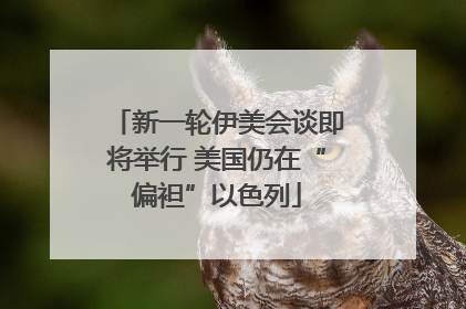 新一轮伊美会谈即将举行 美国仍在“偏袒”以色列