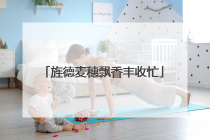 旌德麦穗飘香丰收忙