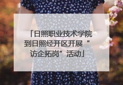 日照职业技术学院到日照经开区开展“访企拓岗”活动