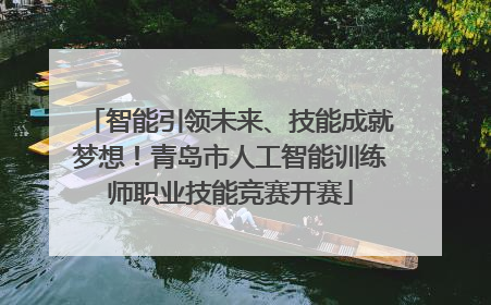 智能引领未来、技能成就梦想！青岛市人工智能训练师职业技能竞赛开赛