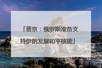 普京：俄罗斯准备支持伊朗发展和平核能