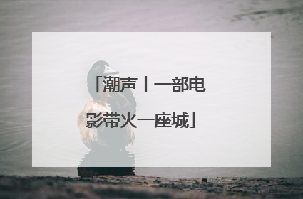 潮声丨一部电影带火一座城