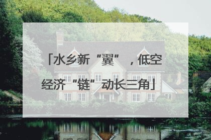 水乡新“翼”，低空经济“链”动长三角