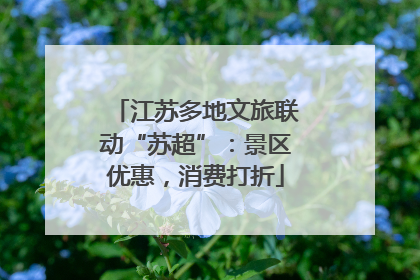 江苏多地文旅联动“苏超”：景区优惠，消费打折