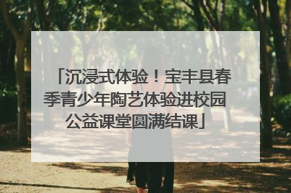 沉浸式体验！宝丰县春季青少年陶艺体验进校园公益课堂圆满结课