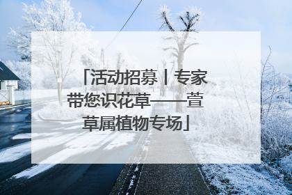 活动招募丨专家带您识花草——萱草属植物专场