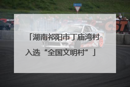 湖南祁阳市丁庙湾村入选“全国文明村”