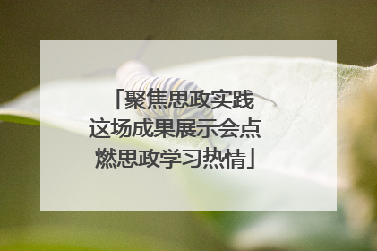 聚焦思政实践 这场成果展示会点燃思政学习热情