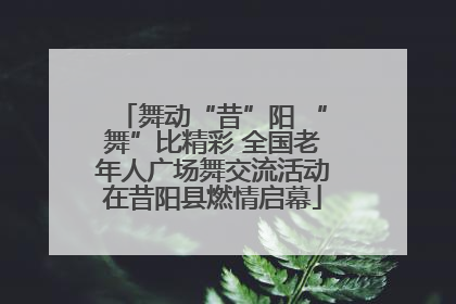 舞动“昔”阳 “舞”比精彩 全国老年人广场舞交流活动在昔阳县燃情启幕