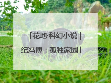 花地·科幻小说｜纪冯博：孤独家园