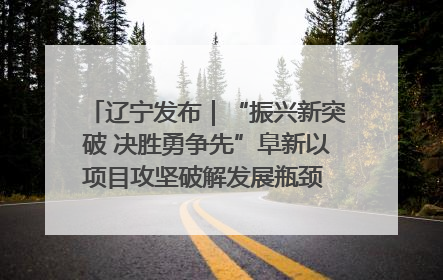 辽宁发布｜“振兴新突破 决胜勇争先”阜新以项目攻坚破解发展瓶颈 经济发展实现良好开局