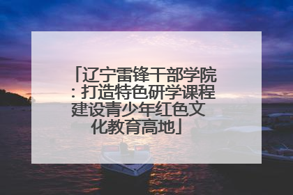 辽宁雷锋干部学院：打造特色研学课程 建设青少年红色文化教育高地