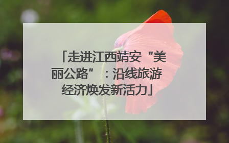 走进江西靖安“美丽公路”：沿线旅游经济焕发新活力