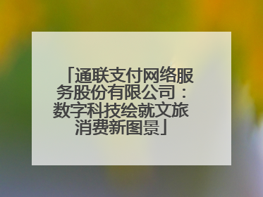 通联支付网络服务股份有限公司：数字科技绘就文旅消费新图景