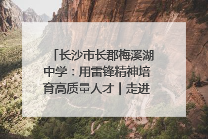 长沙市长郡梅溪湖中学：用雷锋精神培育高质量人才｜走进新时代“雷锋传人 长沙榜样”