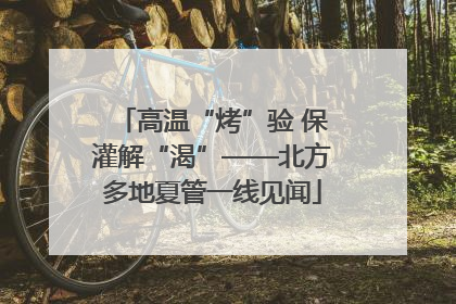 高温“烤”验 保灌解“渴”——北方多地夏管一线见闻
