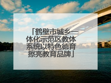 鹤壁市城乡一体化示范区教体系统以特色德育擦亮教育品牌