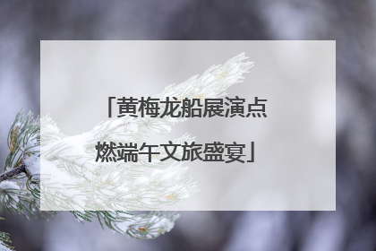 黄梅龙船展演点燃端午文旅盛宴