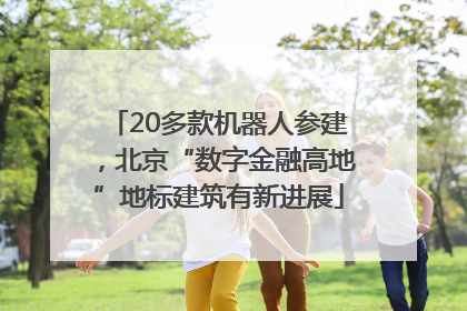 20多款机器人参建，北京“数字金融高地”地标建筑有新进展